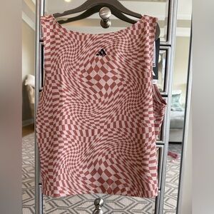 ADIDAS PRINT CLASH YOGA TANK TOP
